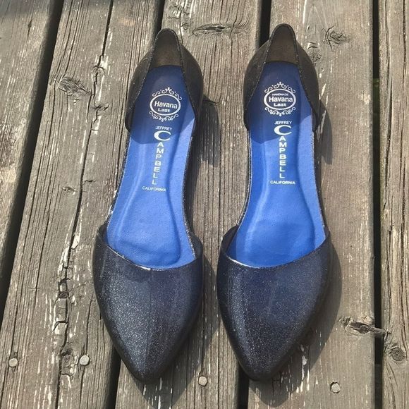 JEFFREY CAMPBELL Jelly Love D’Orsay Glitter Flats - Picture 2 of 9